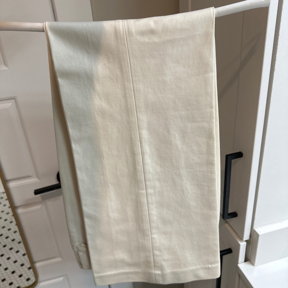 White summer time pants